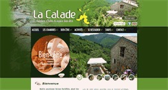 Desktop Screenshot of chambres-hotes-la-calade.com